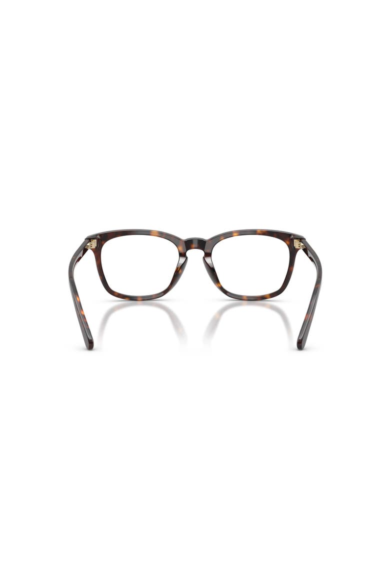 53mm Rectangle optical glasses, Alternate, color, Tortoise