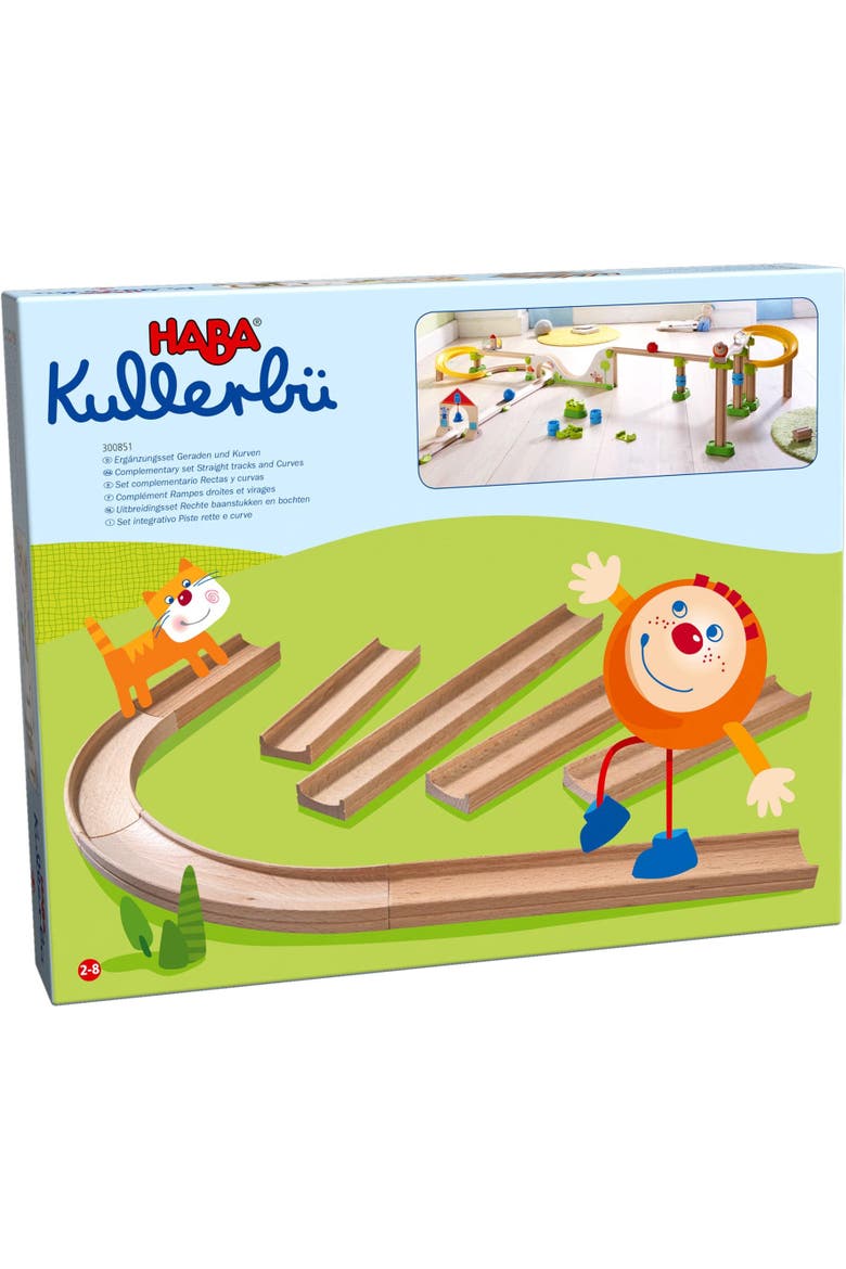 Kullerbu Straight and Curves Track Expansion Set, Main, color, Multi