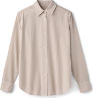 Rhone Saltair Oversize Seersucker Button-Up Shirt