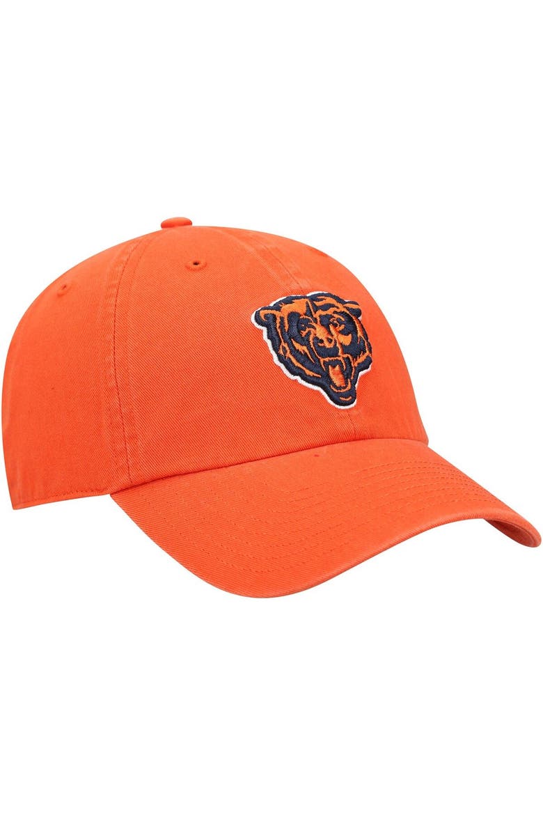 Men's '47 Orange Chicago Bears Secondary Clean Up Adjustable Hat, Alternate, color, Orange