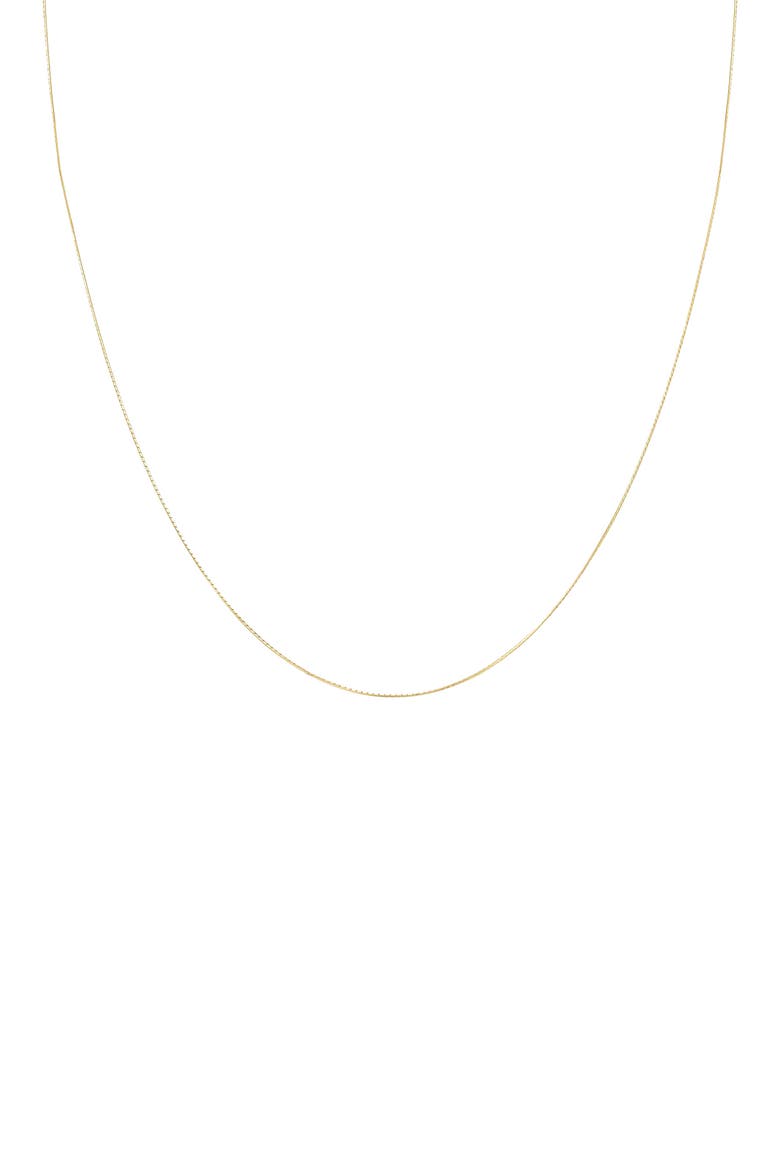 Sterling Silver 18k Gold Plated Leena Necklace Dainty Heart Charm Gift, Main, color, Gold