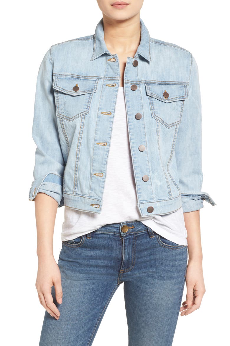 Helena Denim Jacket, Main, color, APPROACH