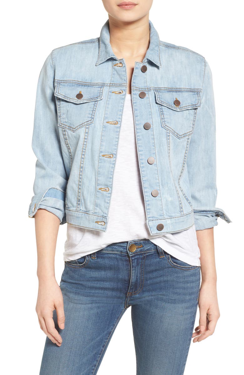 KUT from the Kloth Helena Denim Jacket, Main, color, 