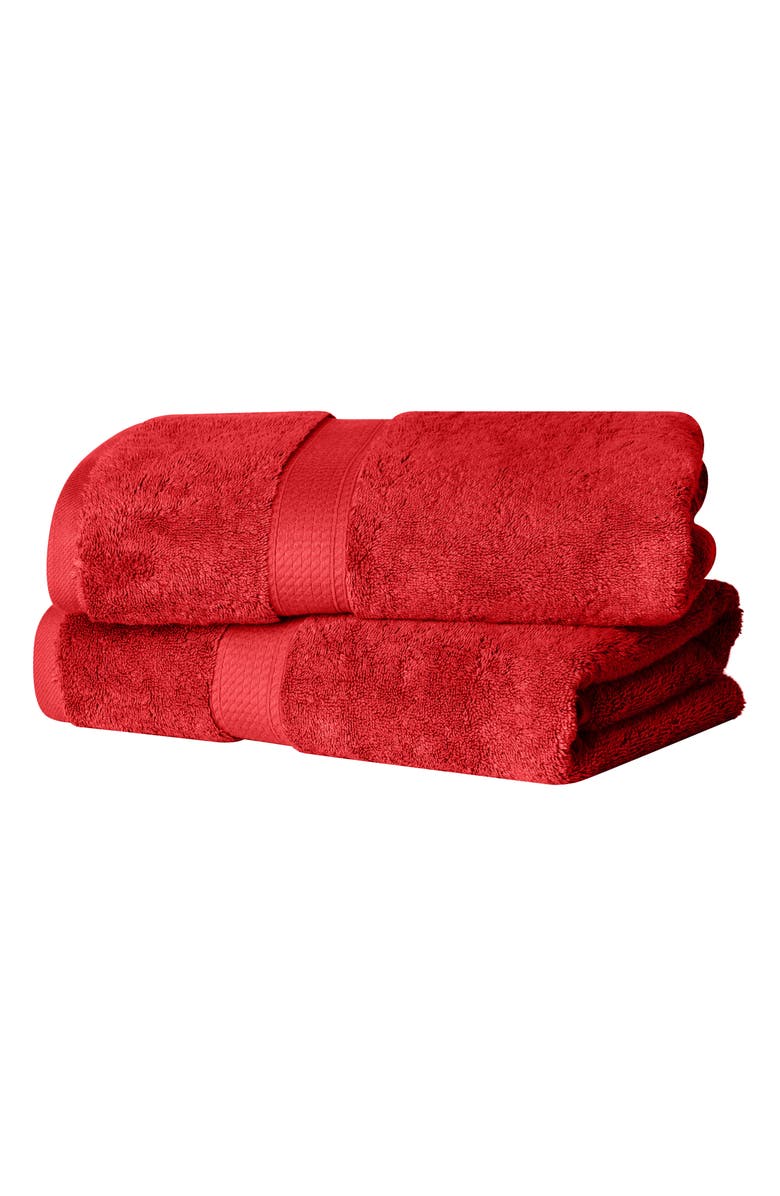 Superior Madison 2-Pack Bath Towel Set, Main, color, Red