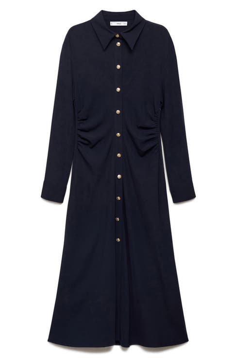 Sailor Long Sleeve Shirtdress