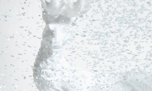 Zodax Sculpted Moose Snow Globe In White