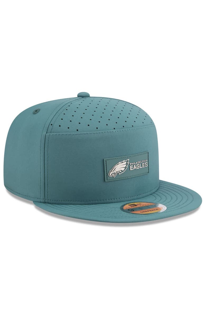 New Era Men's New Era Midnight Green Philadelphia Eagles 2025 Sideline  Split Panel 9FIFTY Snapback Hat, Alternate, color, Green