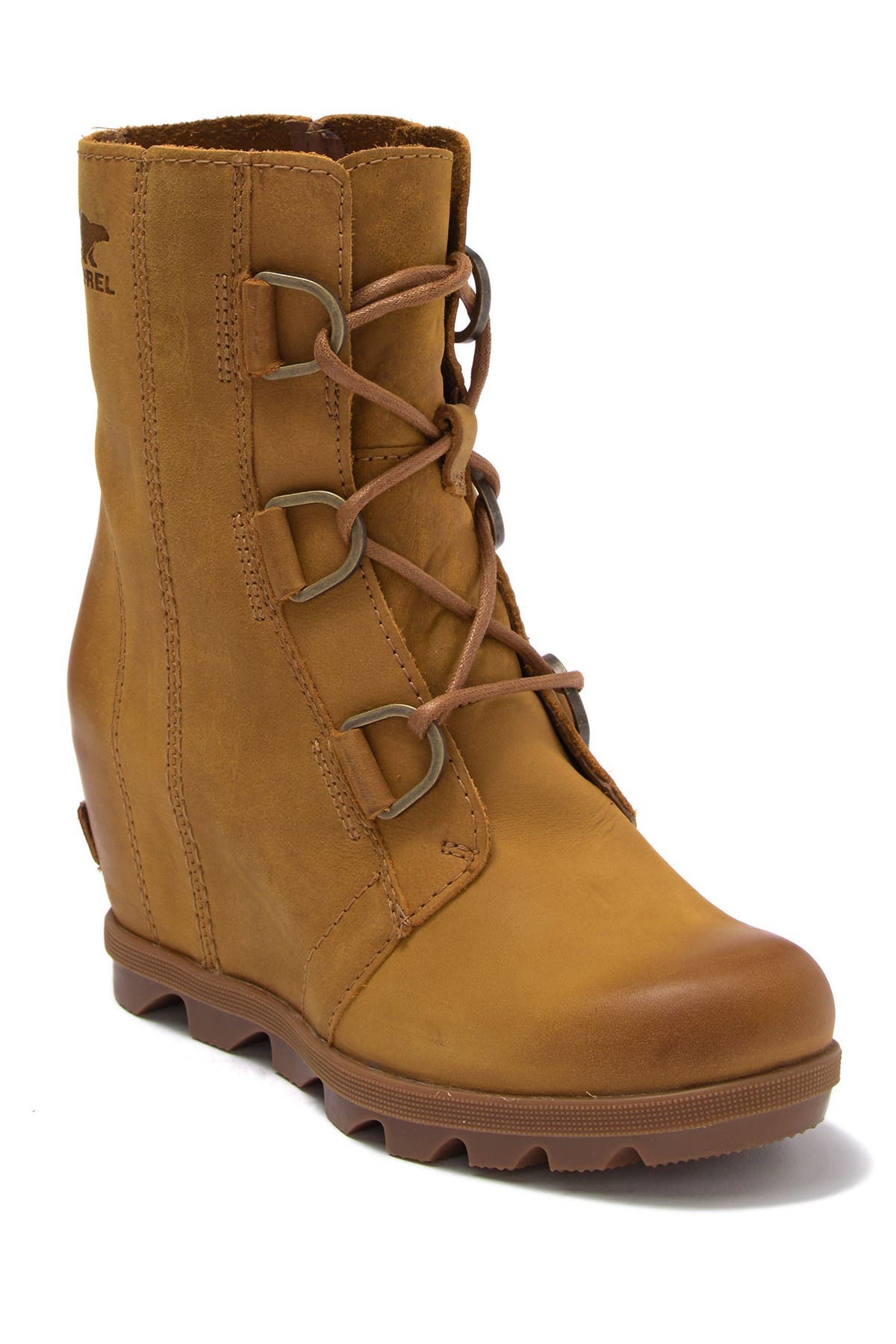 Joan of Arctic II Waterproof Wedge Boot, Main, color, CAMEL BROWN