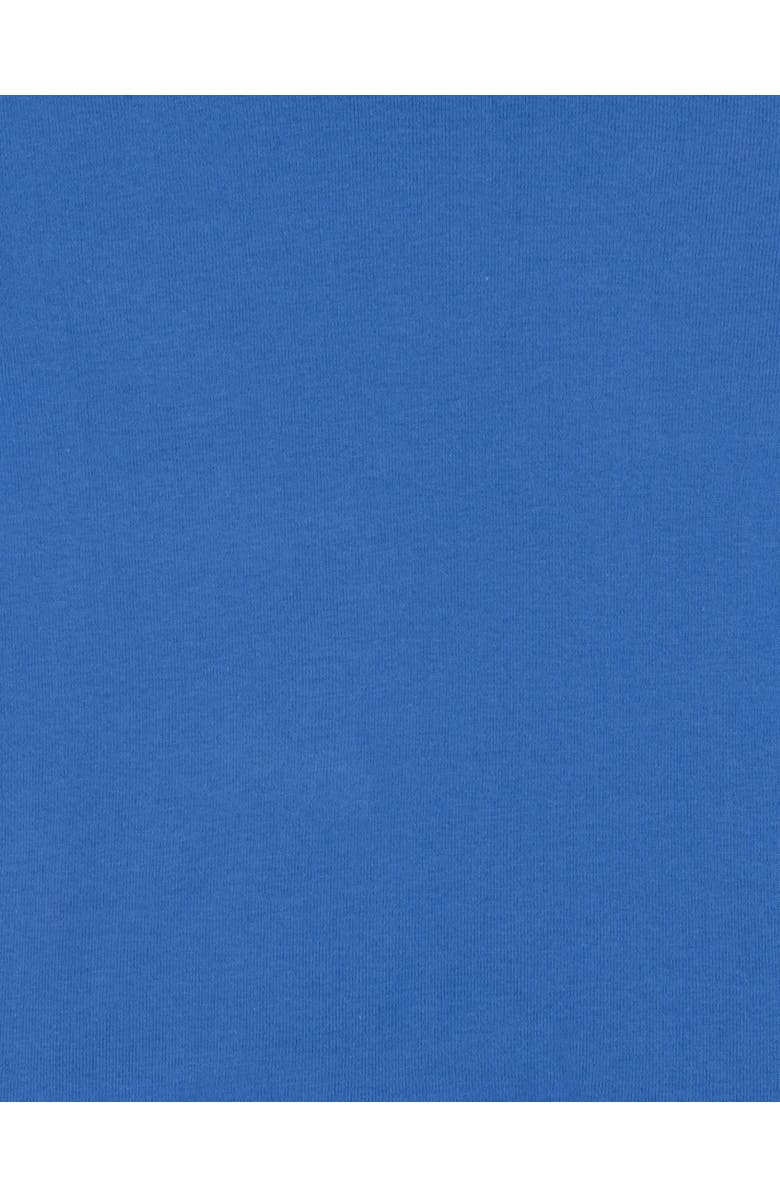 Leveret Kids Long Sleeve T-Shirt, 100% Cotton, Solid Colors, Alternate, color, Royal Blue