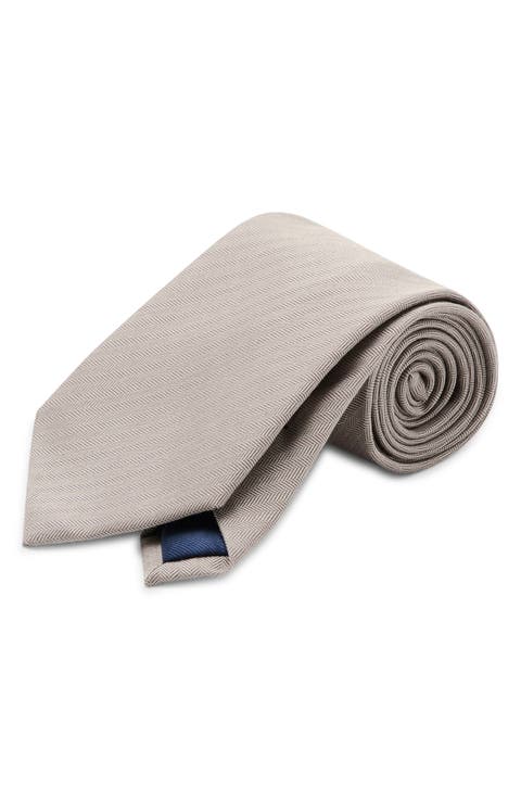Silk Blend Microstructure Tie