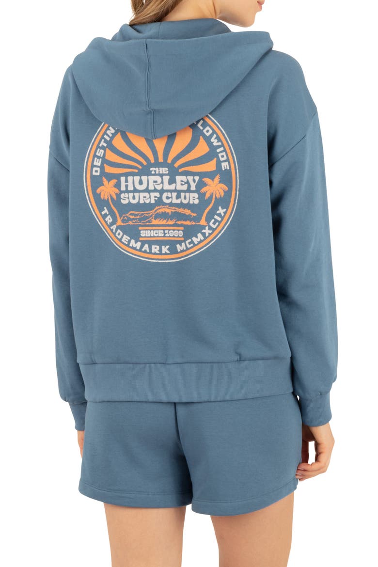 Worldwide Full Zip Hoodie, Alternate, color, OCEANVIEW