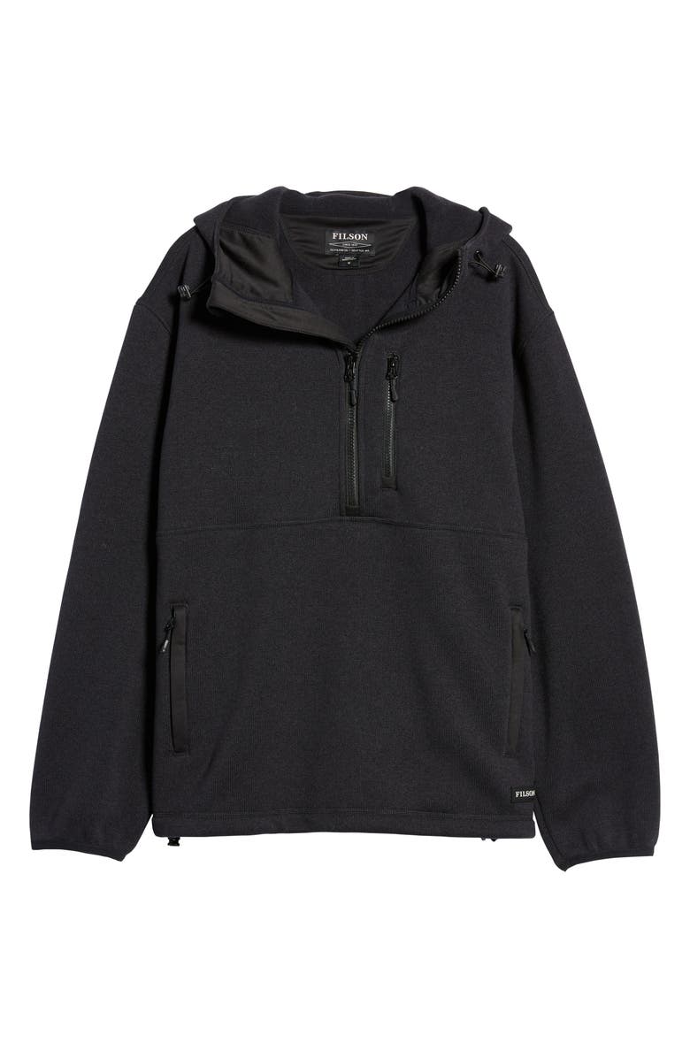 Filson Ridgeway Half Zip Hooded Fleece Pullover, Alternate, color, 