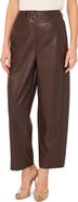 Vince Camuto Barrel Seam Faux Leather Pants