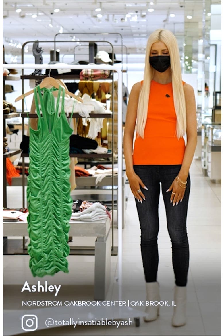 Colleen Ruched Sleeveless Dress video