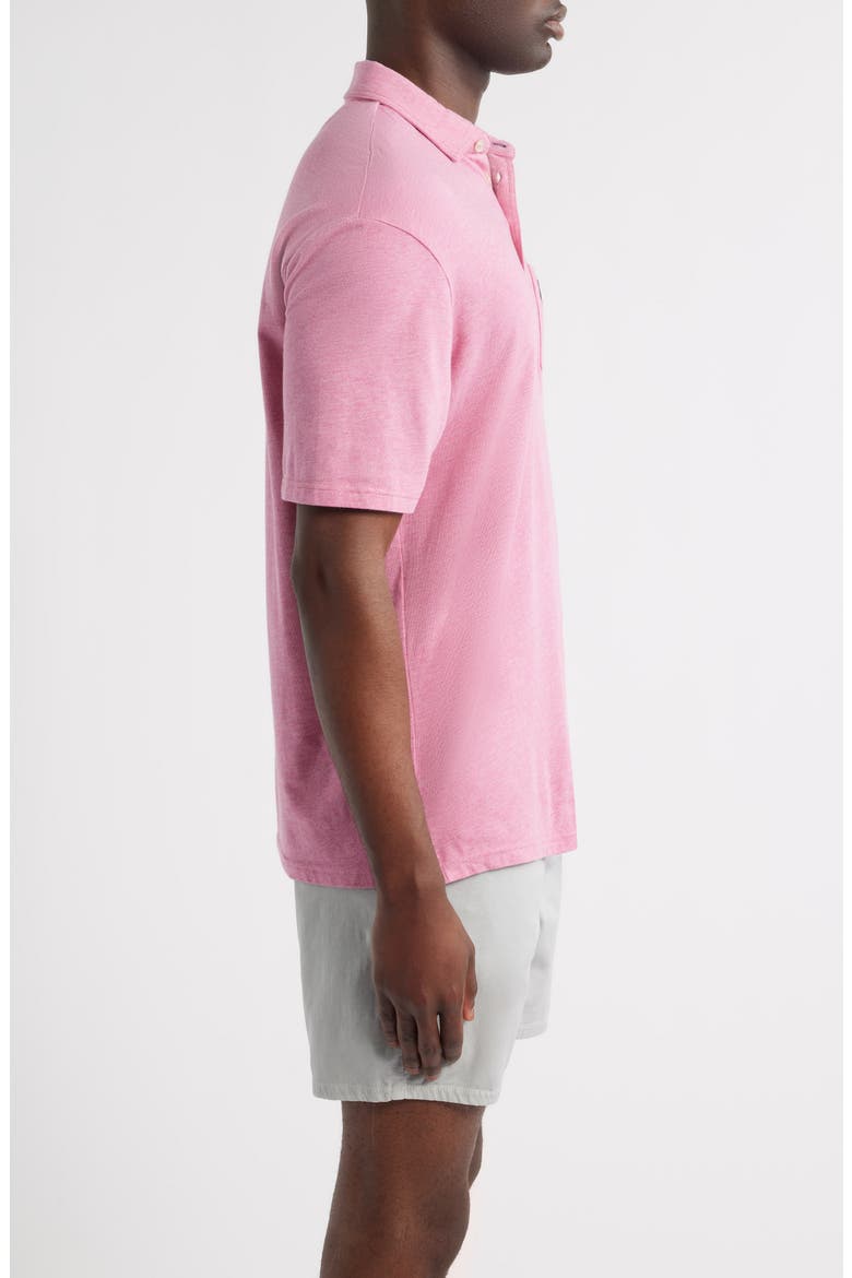 Heathered Original 2.0 Regular Fit Polo, Alternate, color, ROSEWATER