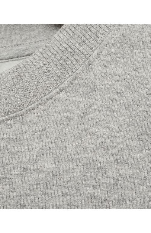 Mango Graphic Sweatshirt In Dark Heather Grey