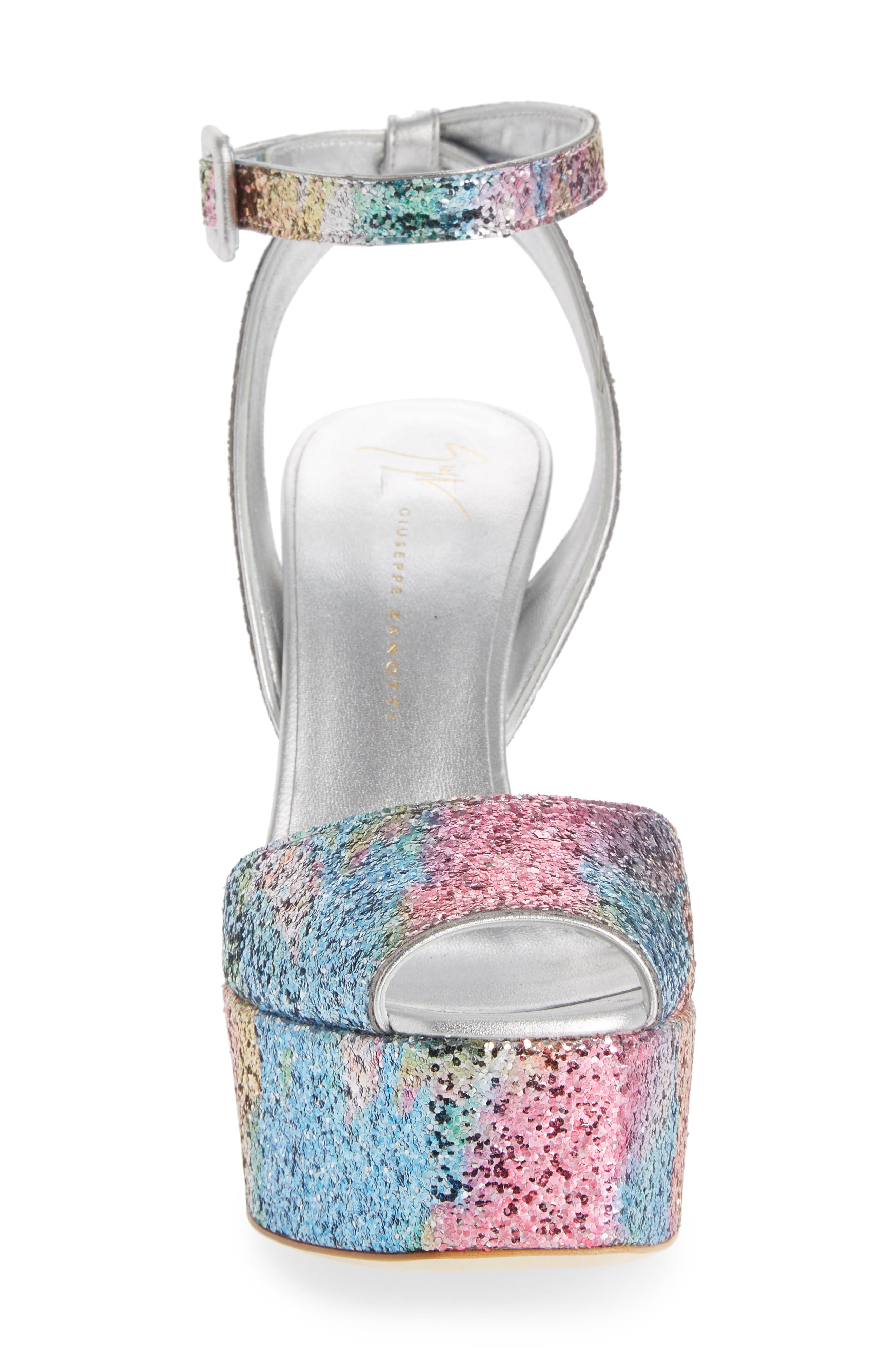 Lavinia Platform Sandal, Alternate, color, MULTI GLITTER