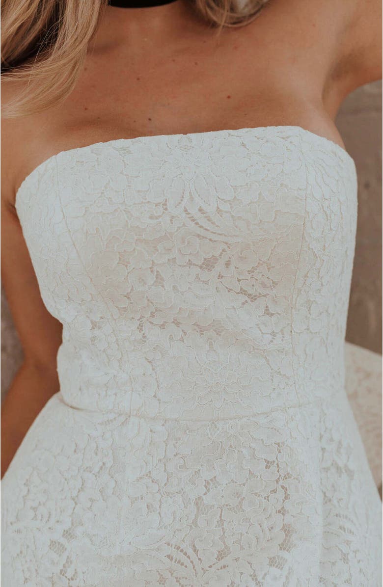 Untamed Petals Soho Mini Dress, Alternate, color, Ivory