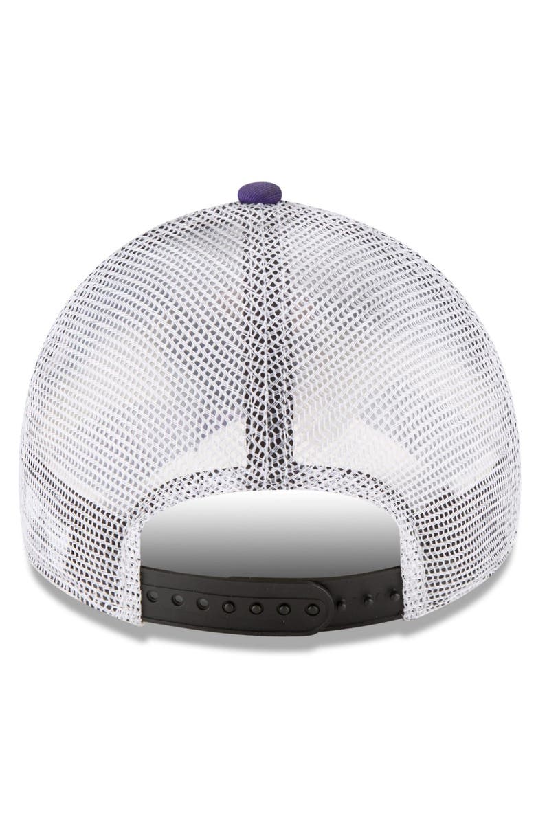 New Era Men's New Era Black Colorado Rockies Team Rustic 9TWENTY Trucker Adjustable Hat, Alternate, color,