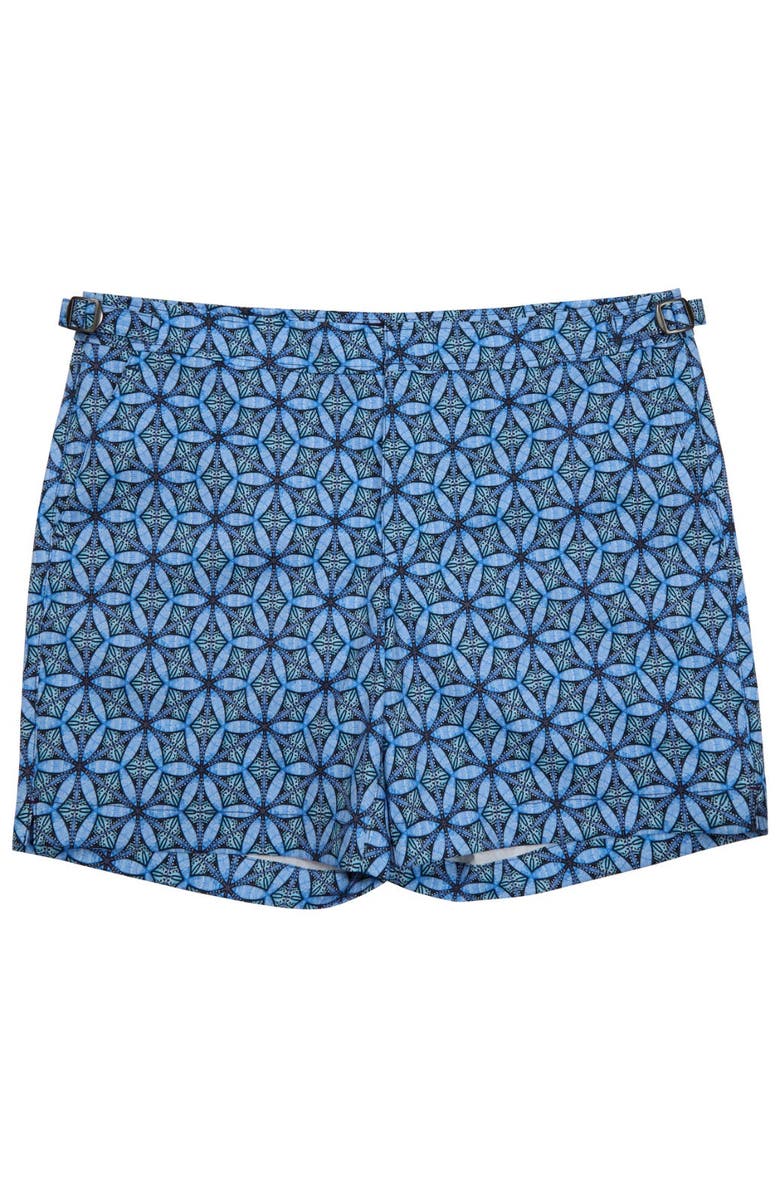 Lords of Harlech Tribal Mens Swim Tailored Short, Alternate, color, Tribal Blue