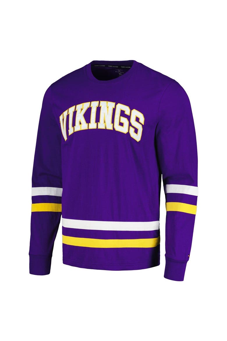 Men's Tommy Hilfiger Purple/Gold Minnesota Vikings Nolan Long Sleeve T-Shirt, Alternate, color, Purple