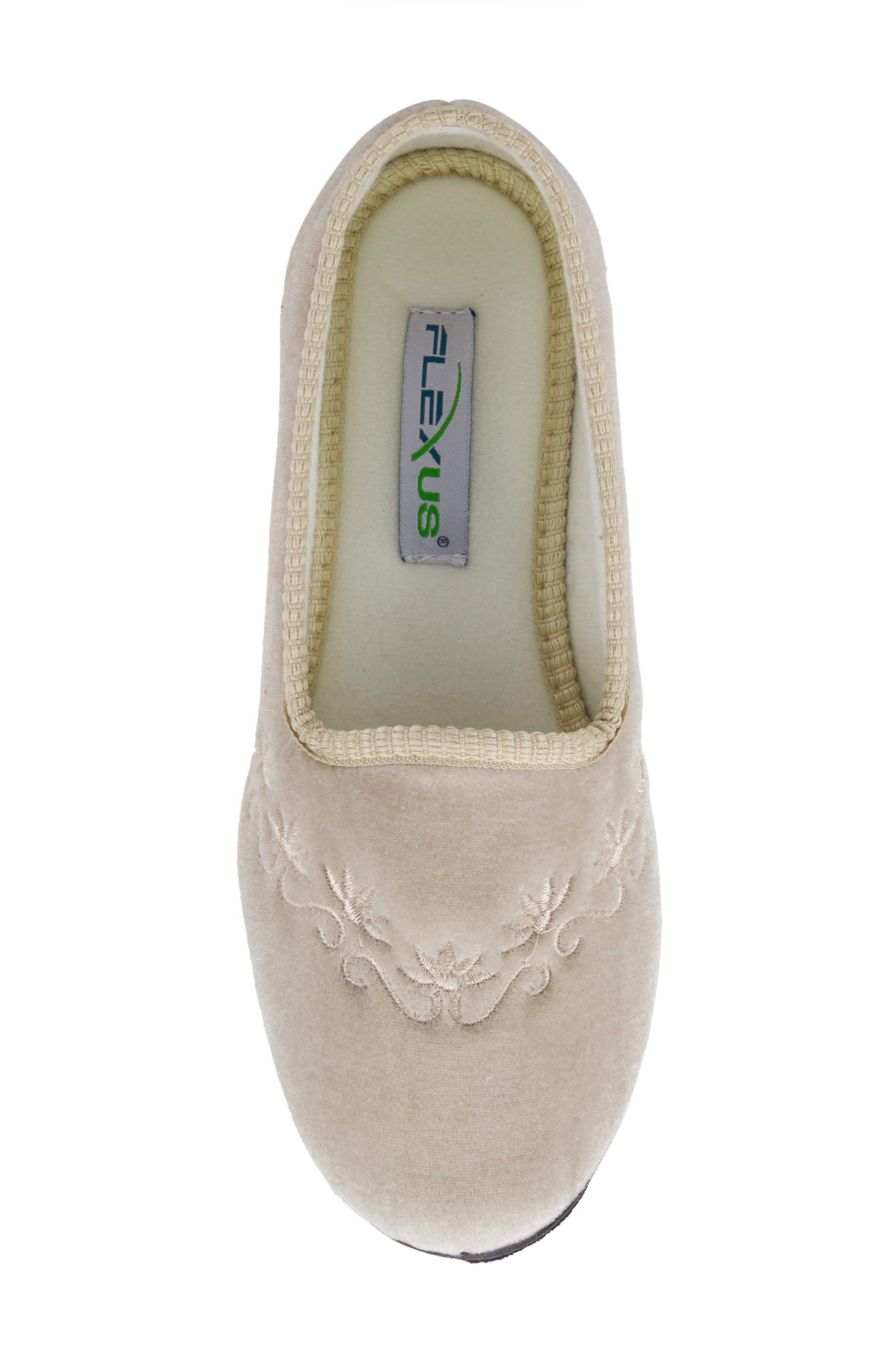 Flexus by Spring Step Jolly Velvet Slipper, Alternate, color, 
