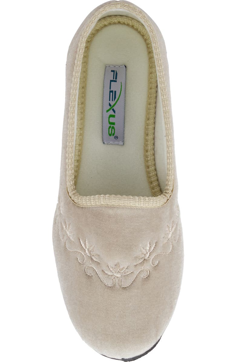 Flexus by Spring Step Jolly Velvet Slipper, Alternate, color,