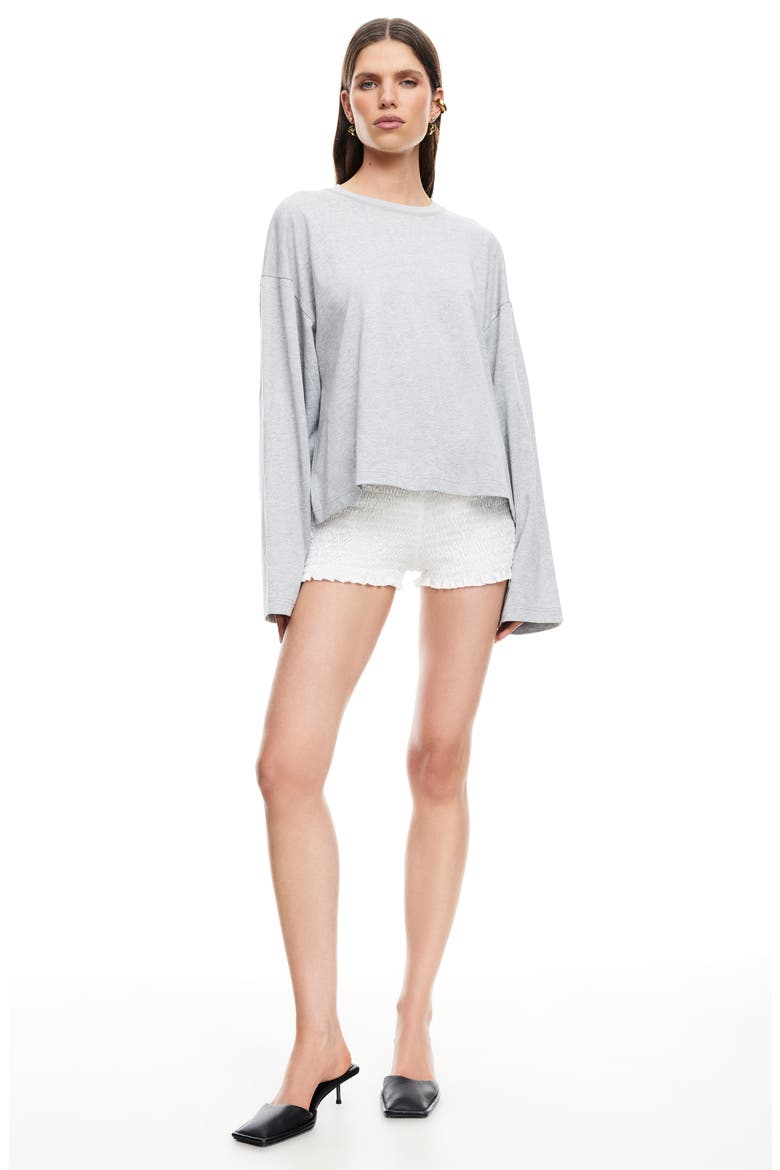 Bloom Long Sleeve Knit Shirt, Alternate, color, GREY