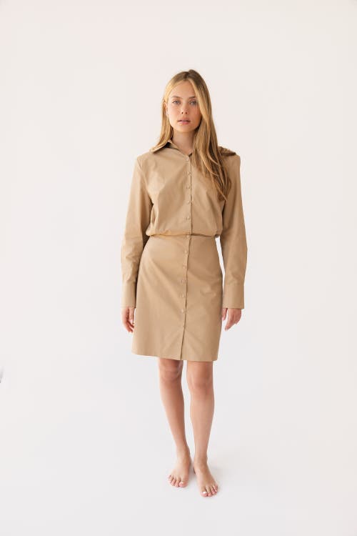 Shani X By Tess Shani Dress In Brown