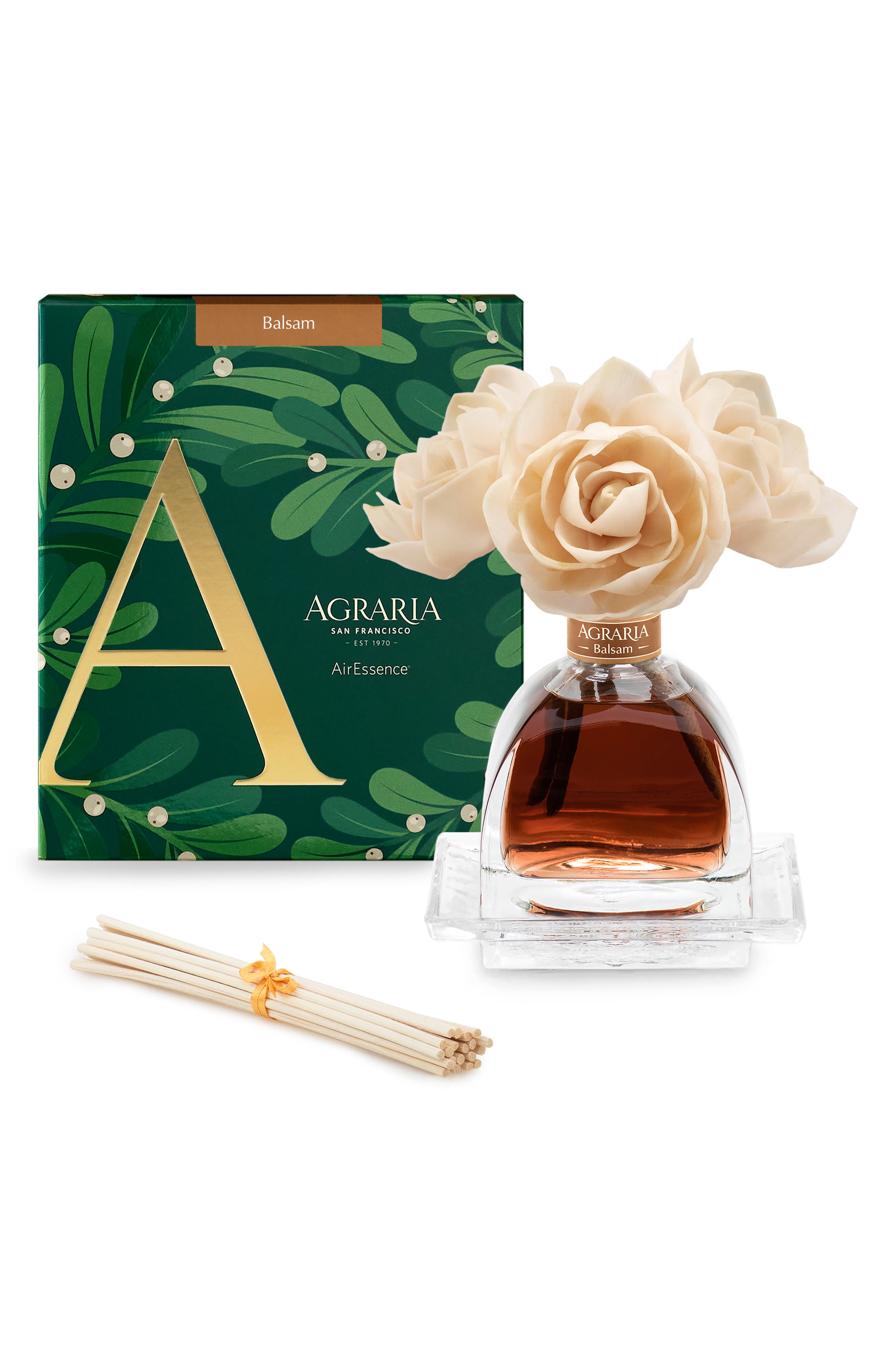 Agraria San Francisco Holiday AirEssence Reed Diffuser in Balsam 