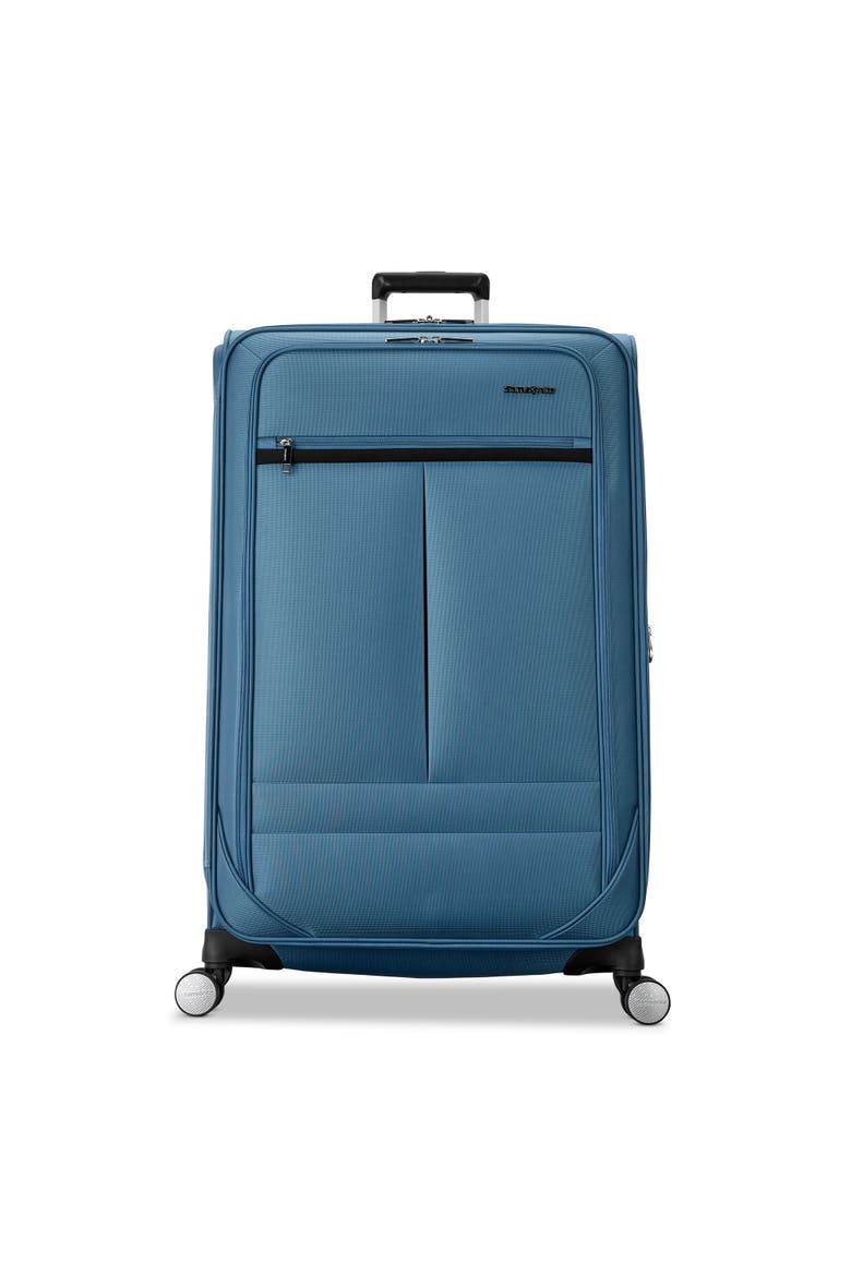 Element Softside Expandable 29" Large Checked Spinner Luggage, Alternate, color, Captains Blue