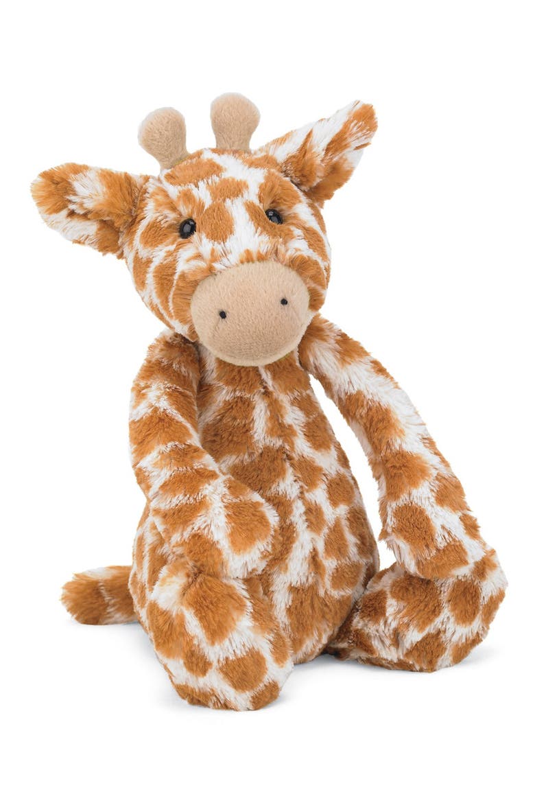 Bashful Giraffe Stuffed Animal, Main, color, TAN
