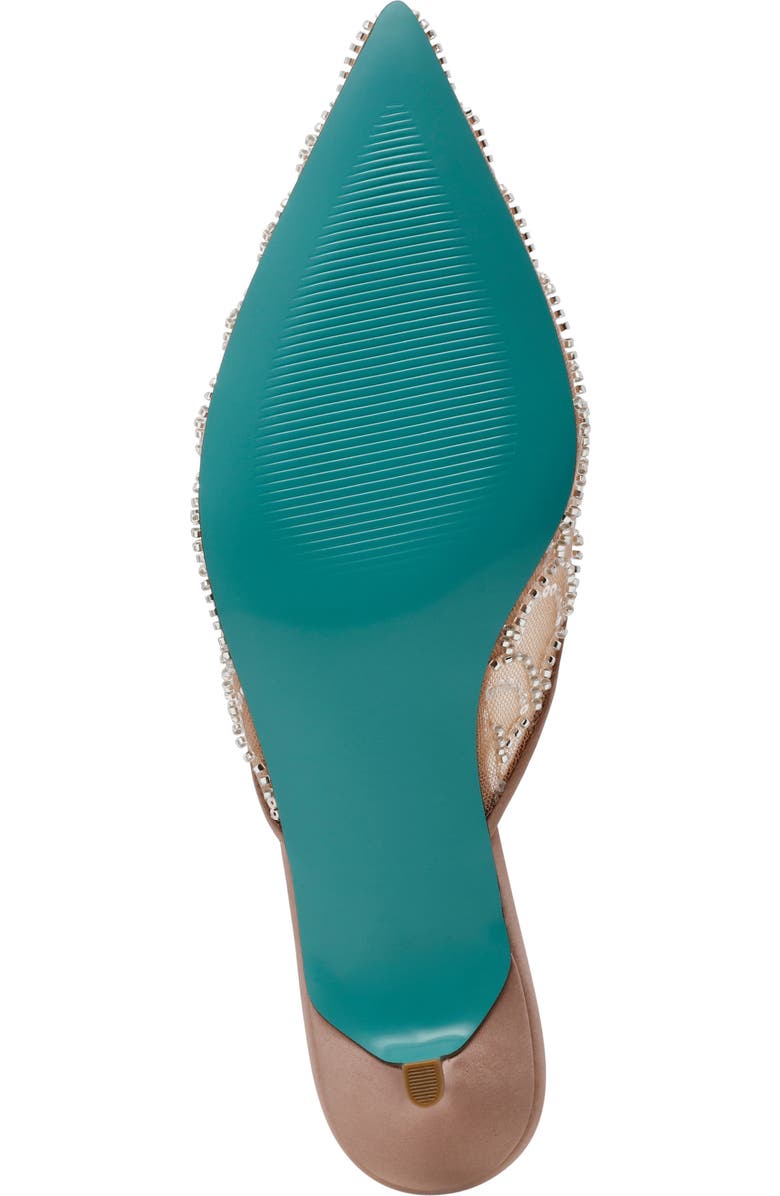 Betsey Johnson Ellis Sequin Mule, Alternate, color, Beige