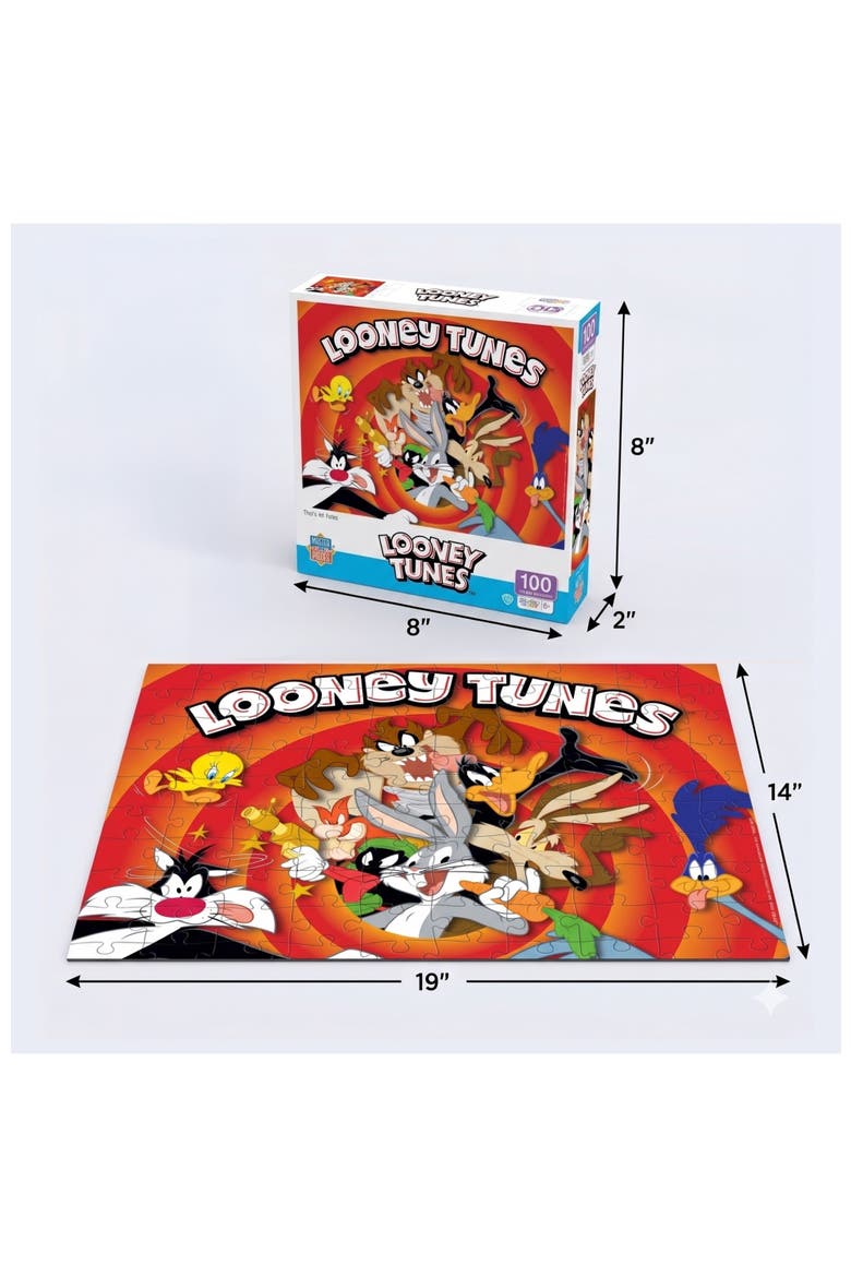 Looney Tunes 100 Piece Jigsaw Puzzle, Alternate, color, Multicolor