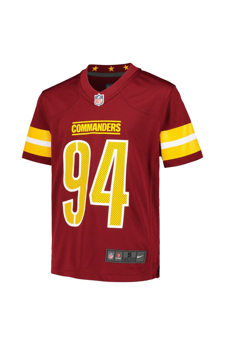Nike Youth Nike Daron Payne Burgundy Washington Commanders Game Jersey, Alternate, color, Burgundy
