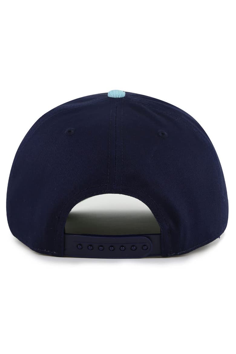 Men's American Needle  Deep Sea Blue/Light Blue Seattle Kraken Burnett Adjustable Hat, Alternate, color, Navy