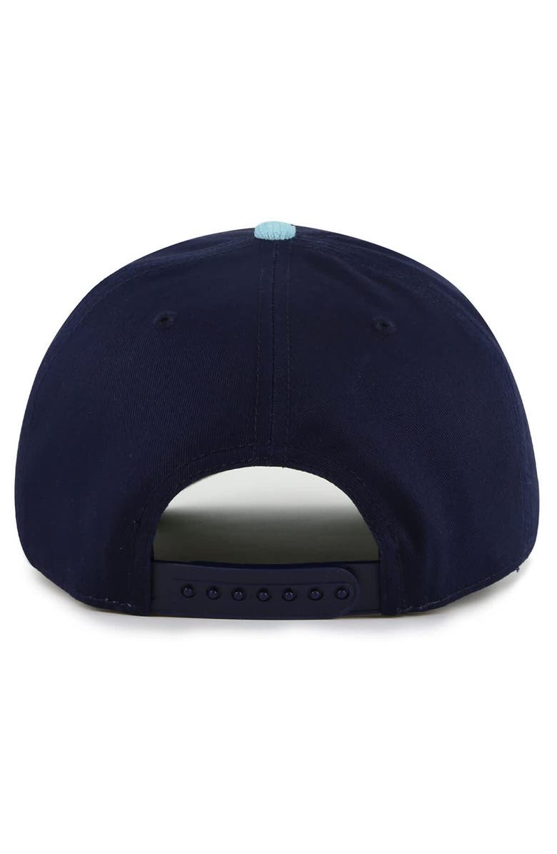 American Needle Men's American Needle Deep Sea Blue/Light Blue Seattle Kraken Burnett Adjustable Hat, Alternate, color, Navy