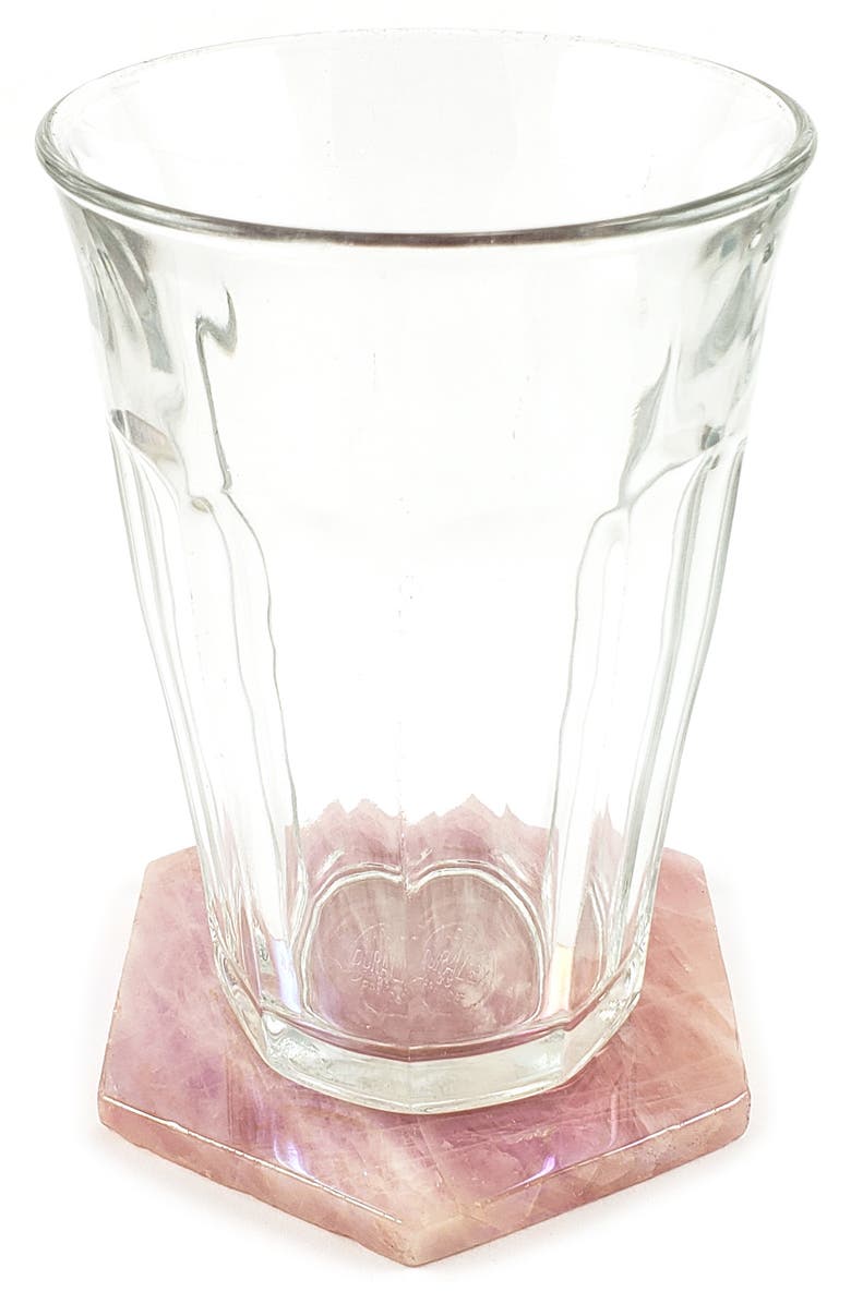 Ariana Ost Aura Quartz Set of 2 Coasters, Alternate, color, 