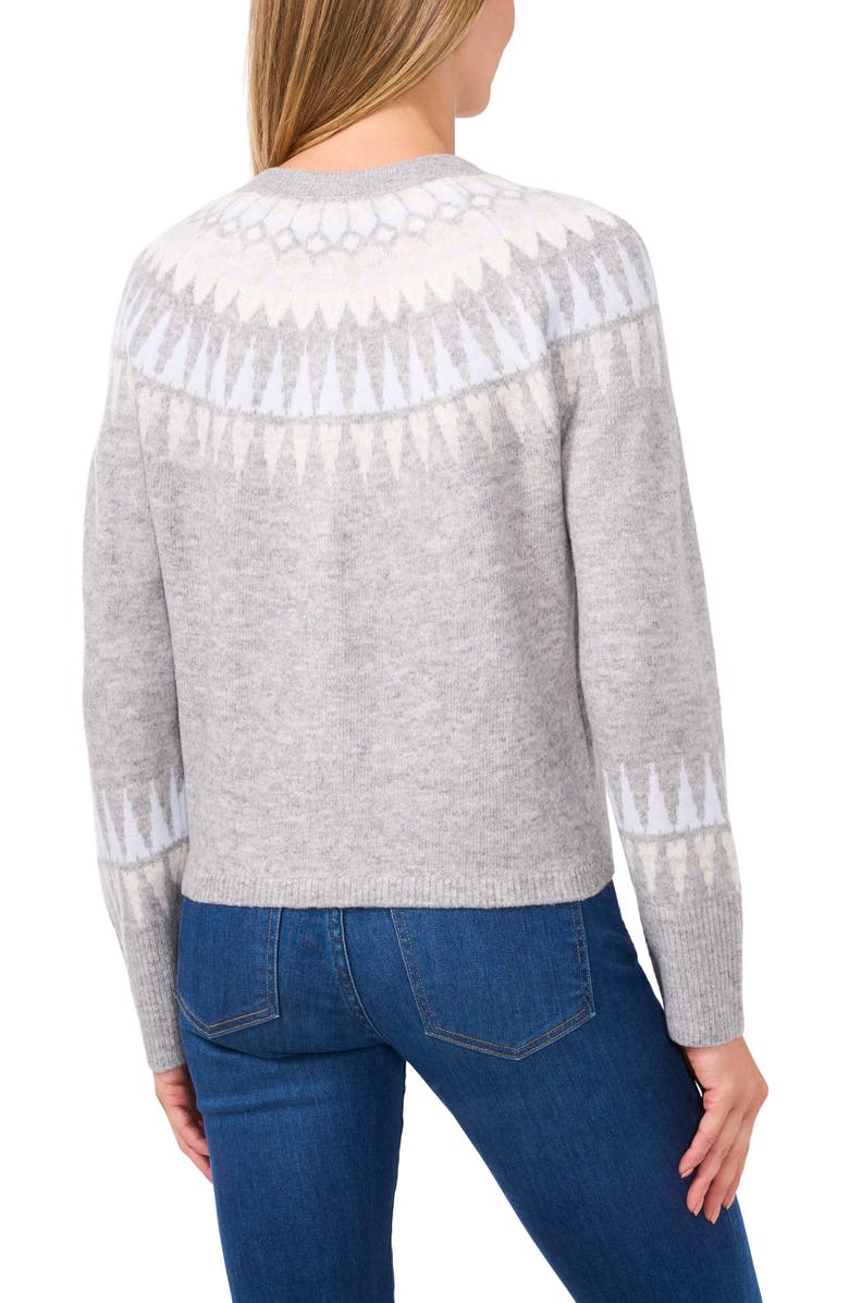 CeCe Fair Isle Cardigan, Alternate, color,