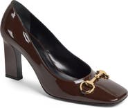 Gucci Signora Horsebit Leather Pump