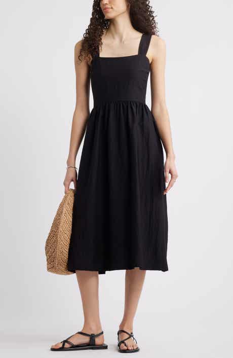 Caslon® Woven Midi Sundress