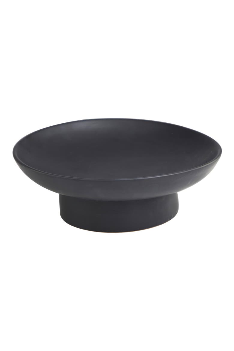 Ceramic Decorative Bowl, Main, color, BLACK