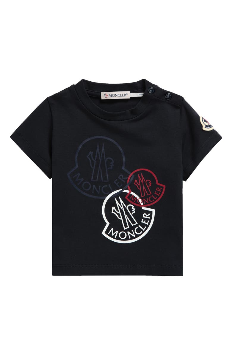 Moncler Kids' Logo Graphic T-Shirt, Main, color, 
