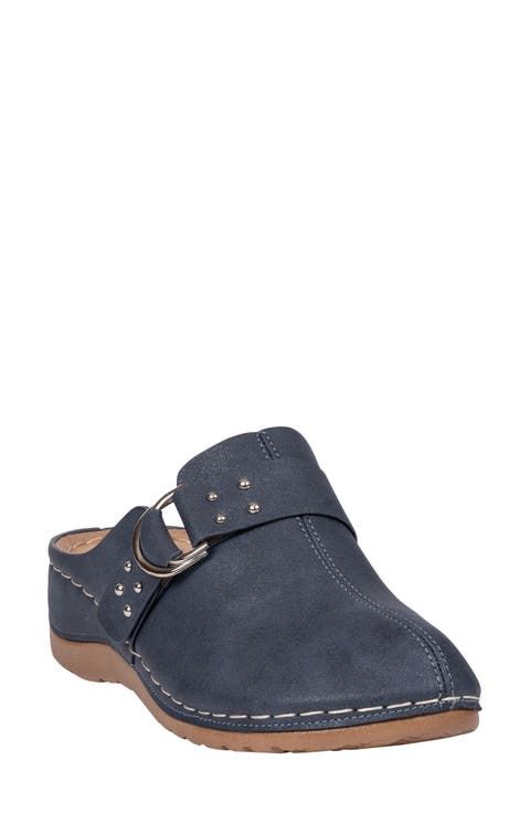 Bliss Faux Leather Clog