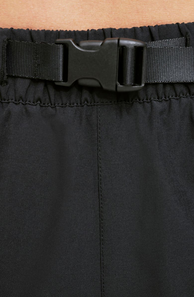 DKNY Cargo Volley Stretch Swim Trunks, Alternate, color, Black