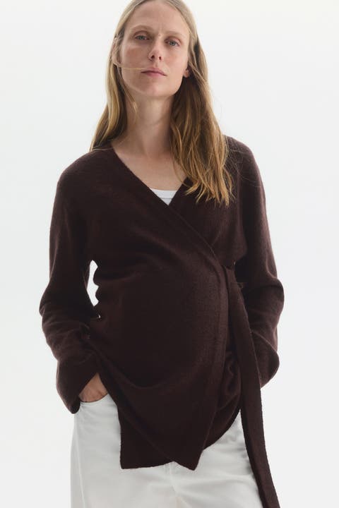 Mama Before & After Wrap-front Cardigan