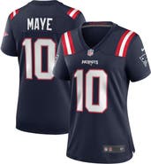 Nike Women's Nike Drake Maye Navy New England Patriots Player Game Jersey