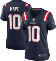 Nike Women's Nike Drake Maye Navy New England Patriots Player Game Jersey