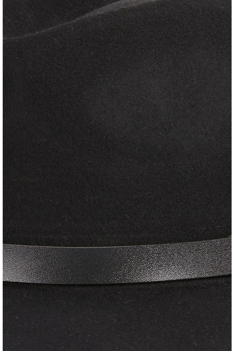Men's Wool Felt Hat, Alternate, color, BLACK