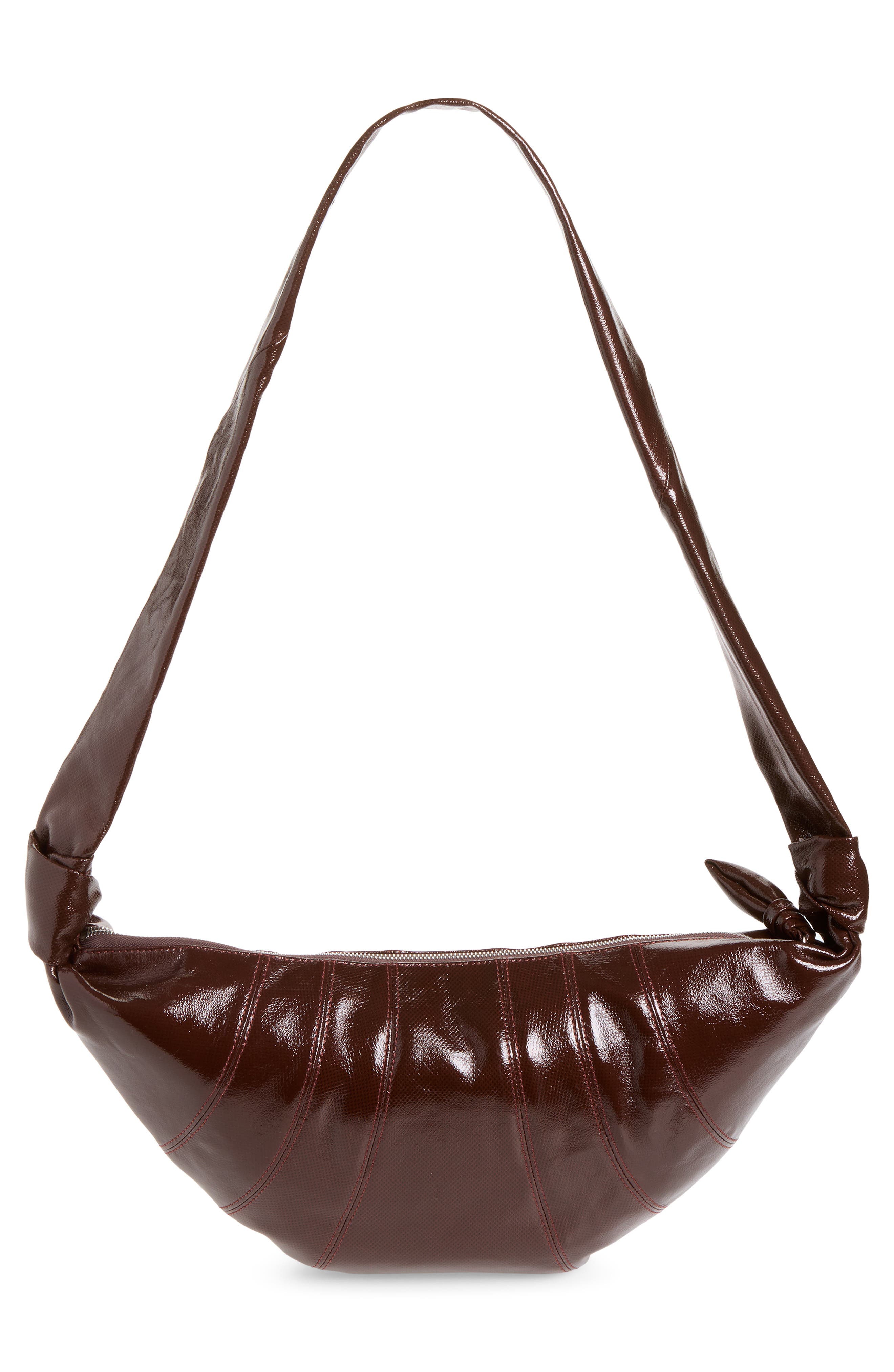Lemaire Medium Croissant Coated Canvas Bag, Alternate, color, 